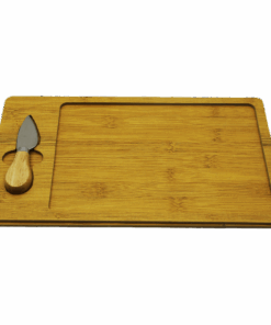 1 BIÇAKLI AHŞAP PEYNİR SUNUM TABAK 33X19CM