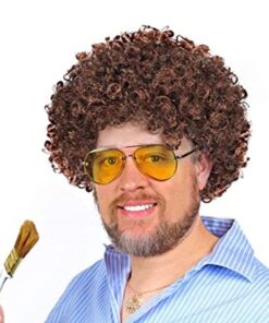 Bob Ross Bonus Peruk Kahverengi Renk 120 gr