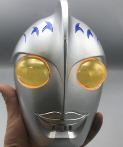 Cadılar Bayramı Pörtlek Göz Camlı Uzaylı Maskesi - Robot Maskesi 24x16 cm