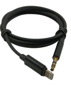 Lightning Aux Araç Dönüştürücü Ses Kablosu 3.5 mm Jack Girişli