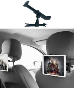 Oto Koltuk Arkası Telefon Tablet Tutucu Ayarlanabilir 360 Derece Dönebilen Pratik Stand