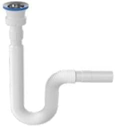 YAPI KÖRÜKLÜ LAVABO SİFONU REKORLU (BİRİNCİ KALİTE) 32Q SİFON