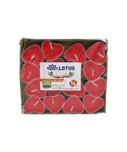 16PCS   KALPLİ - KIRMIZI  TEA LİGHT MUM