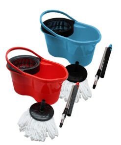 18LT---ŞİRİNK--- RENKLİ OTOMATİK DÖNERLİ KOVA MOP TEMİZLİK SETİ