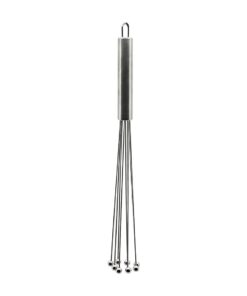 19CM   8Lİ METAL TOP UÇLU   KROM SAPLI  METAL ÇIRPICI