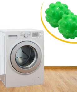 2&apos;li Çamaşır Kurutma Makinası Kurutma Topu Nem Alıcı Düzleyici Koku Giderici Top 2 Adet