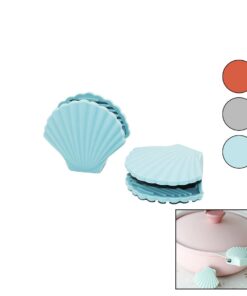2 PCS RENKLİ SİLİKONDENİZ KABUK - MİDYE MODELİTENCERE - TAVA TUAK ÇOK AMAÇLI