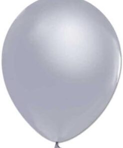 Marifetlerim - Metalik Gümüş Balon Balon 12 inch 5 Adet