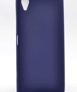 Xperia X Uyumlu Sert Rubber Silikon Kılıf (Mavi)