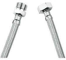 Nipelli Flex Hortum Bağlantı flexi dişi-erkek oynar rakor : 3/8 X 3/8 (50 CM)
