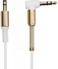 90 Derece L Tipi 3.5 mm Aux Ses Kablosu 3.5-3.5 mm Aux Kablosu Konektörü 90 Derece Erkek - Erkek Çivi Klasik Jack 118