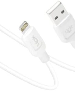 K449 Strong Lightnıng USB Data/Şarj Kablosu 1mt 2.4A Beyaz