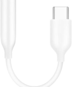 Type C to 3.5mm Kulaklık Adaptörü Samsung S22 S21 için Type C to 3.5mm DAC Çipli Dijital Dönüştürücü Kulaklık Adaptörü Samsung Galaxy S22 S21 S20 S10 Apple iPad Pro Uyumlu Beyaz