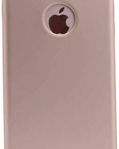 7 Plus Uyumlu Mat Yumuşak Silikon Kılıf (Altın Rengi)