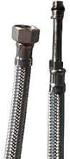 YAPİ Batarya Baglantı Su Fleks Hortum Uzun Girişli 10 Cm M10x3/8-60cm 1 Adet (10 cm)