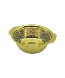 23CM   GOLD  PASLANMAZ METAL  SEPET  SÜZGEÇ  KENDİNDEN KULPLU