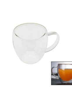 250ML - DAR ÇİFT CİDARLI - SADE TERMİSİL - ISIYA DAYANIKLI CAM BARDAK