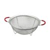 25CM TEL SEPET METAL SÜZGEÇ SİLİKON KILIFLI KULP METAL ÇERÇEVE - AYAK