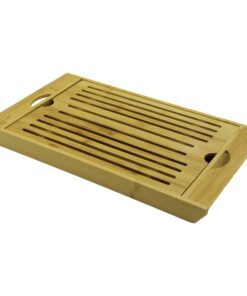 2IN1   IZGARALI BAMBU AHŞAP KESİM PANOSU - TEPSİ   KESİM: 20.5X29.5CM -