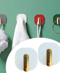 2li Yapışkanlı Retro Askılık Dolap Kapak Kulpu Beyaz