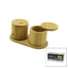 2PCS AHŞAP BAMBU BAHARATLIK YUVARLAK=8X8ALTLIK=9.5X19.5ÇEVİR AÇ-MIKNATISLI KAPAK