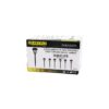 2PCS DİKEY FERFORJE GÜNEŞ ENERJİLİ SOLAR LED GECE SENSÖR BAHÇE LAMBASI 10X10X13CM+ÇUBUK=44CM
