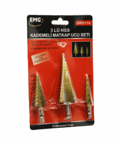 3 PARÇA  KADEMELİ MATKAP UCU SET