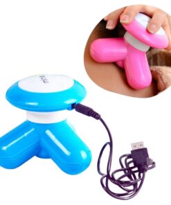 3 Başlıklı Titreşimli USB Şarjlı Mini El Masaj Aleti