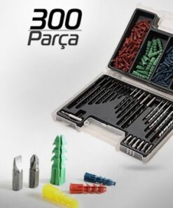 300 Parça Dübel ve Matkap Ucu Seti
