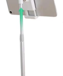 Yükseklik ve Açı Ayarlı Masaüstü Telefon ve Tablet Tutucu Stand Beyaz