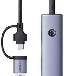 UltraJoy Series 4-Port HUB AIR Space Grey（USB-A&Type-C to USB 3.0 * 4+Type-C5V）