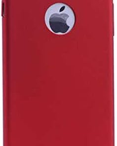 8 Plus Uyumlu Sert Rubber Silikon Kılıf (Kırmızı)