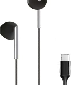 H46 Type-C Stereo Kulak İçi Kablolu Kulaklık Siyah