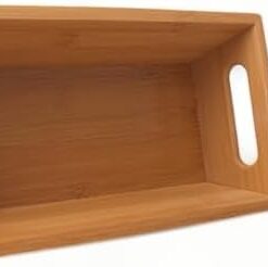 Deconox Bambu Ekmek Sepeti 23x13x7cm, Bambu Ekmeklik, Bambu Ekmek Sunumluk