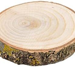 Ahşap Bardak Altlığı Yuvaylak Ağaç Bardak Altlığı Doğal Ağaç Çap 9-10 cm
