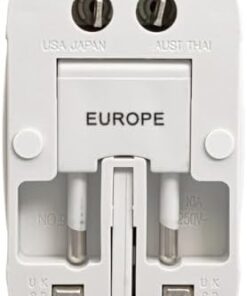 Evrensel Priz Çevirici Seyahat Tipi Universal Çevirici, İngiliz Fişi Amerikan Fişi Ve Avustralya Fişi Dönüştürücü Adaptör +150 Ülke Priz Çevirici