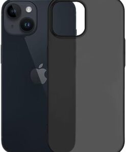 LABS Buff iPhone 15 Plus ile Uyumlu Slimfy İnce Saydam Kılıf (Siyah)