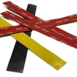 3M VHB 10 Adet Çift Taraflı Montaj Ve Yapıştırma Bant Siyah 1,5 Cm Genişlik - 14 Cm Uzunluk