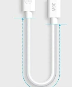 TYPE C to Lightning iphone uyumlu Dönüştürücü Araç İçi Şarj Kablosu 25 cm Kısa İphone 11 12 13 14 Pro/max/mini/plus uyumlu Data şarj kablosu