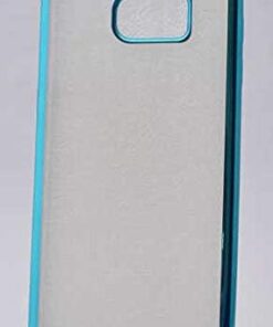 Galaxy S6 Uyumlu Lazer Kesim Yumuşak Silikon Kılıf (Mavi)