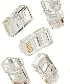 100 Adet Cat5 Cat6 Rj45 8P8C Jack Ethernet İnternet Modem Kablosu Soketi Network Uç (100 Adet)
