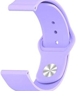 Xiaomi Amazfit GTS 20mm Kayış Termoplastik Kordon NewCord Lila