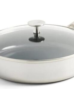 Van Kempen & Begeer 28 Cm Pilav Tenceresi Fırına Girebilen Seramik Kaplama Çelik Tek Kulplu