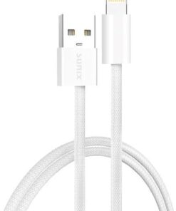 2.4A USB Lightning Örgülü Hızlı Şarj ve Data Kablosu 2 metre IP-17