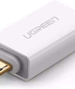 Micro USB OTG USB 2.0 Çevirici Adaptör, Beyaz