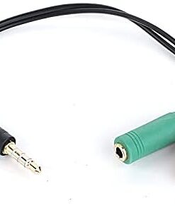 2x3.5mm Stereo Dişi - 3.5mm Stereo Erkek Y Kablo (DK-CB-AUC01)