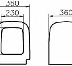 S20 77-003-009 Yavaş Kapanır Klozet Kapağı, Duroplast, Beyaz