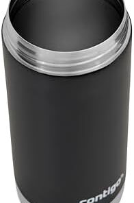 Unisex – Yetişkin Huron 2.0 Snapseal termos bardak, Licorice, Siyah, 470 ml