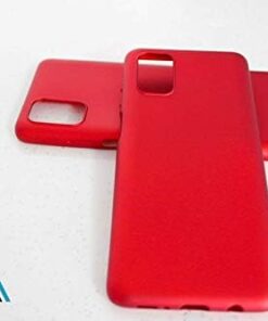 Samsung Galaxy M31s Kılıf Kırmızı Candy Silikon Orijinal Esnek İnce Geliştirilmiş Dayanıklı Darbe Karşıtı Koruyucu Yeni Nesil Tasarım (Samsung Galaxy M31s, Kırmızı)