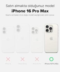iPhone 16 Pro Max için MagSafe ile Uyumlu Çizilmeyen ve Parmak İzi Tutmayan Deri Görünümlü Metal Tuşlu ve Metal Lens Çerçeveli Hybrid Silikon Kılıf (Taba, 16 Pro Max)